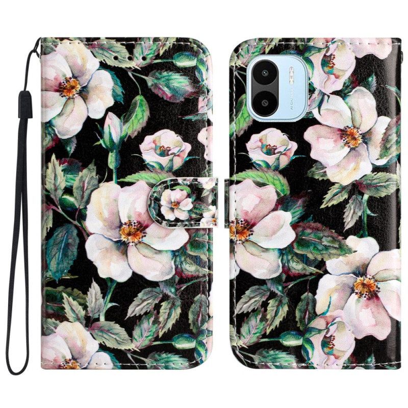 Κάλυμμα Xiaomi Redmi A1 με κορδονι Strap Magnolias