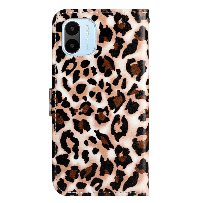 Κάλυμμα Xiaomi Redmi A1 με κορδονι Strappy Leopard Print