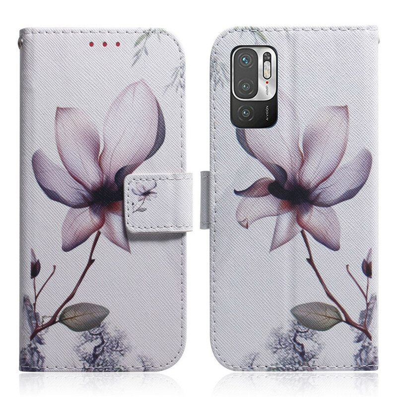 Κάλυμμα Xiaomi Redmi Note 10 5G Flower Dusty Pink