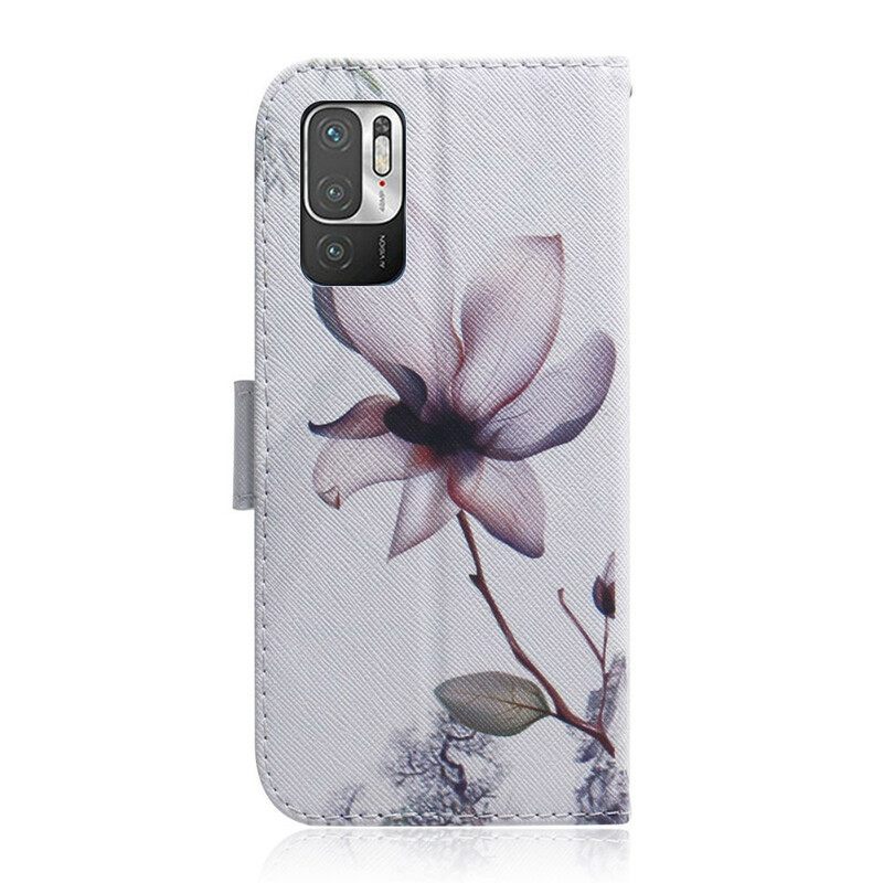 Κάλυμμα Xiaomi Redmi Note 10 5G Flower Dusty Pink