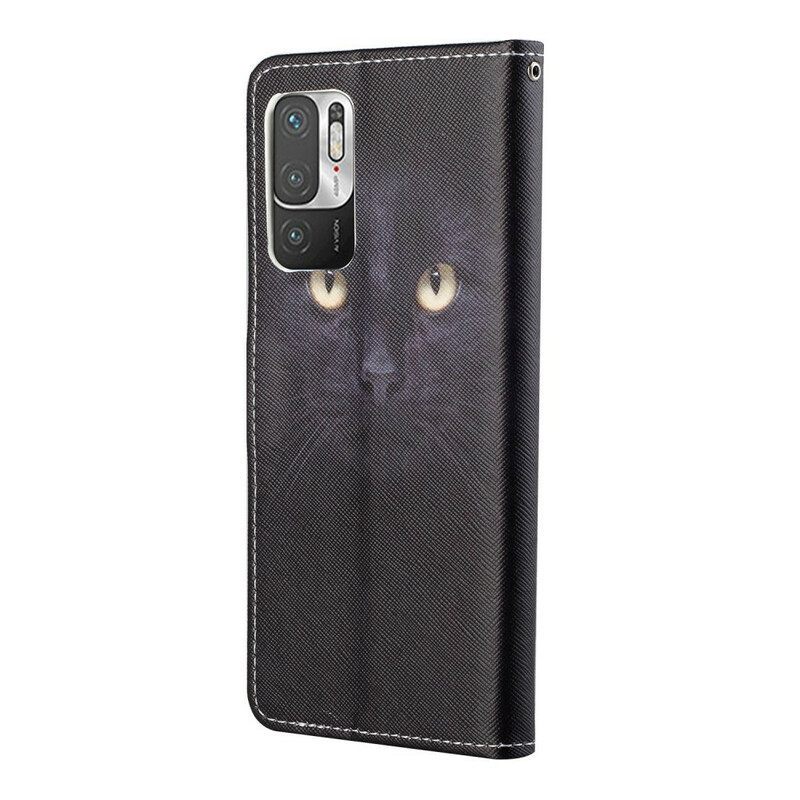 Κάλυμμα Xiaomi Redmi Note 10 5G με κορδονι Strappy Cat Eyes