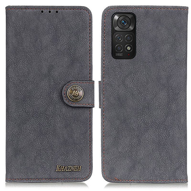 Κάλυμμα Xiaomi Redmi Note 11 / 11S Khazneh Retro Split Leather