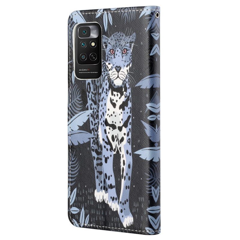 Κάλυμμα Xiaomi Redmi Note 11 / 11S με κορδονι Strappy Leopard