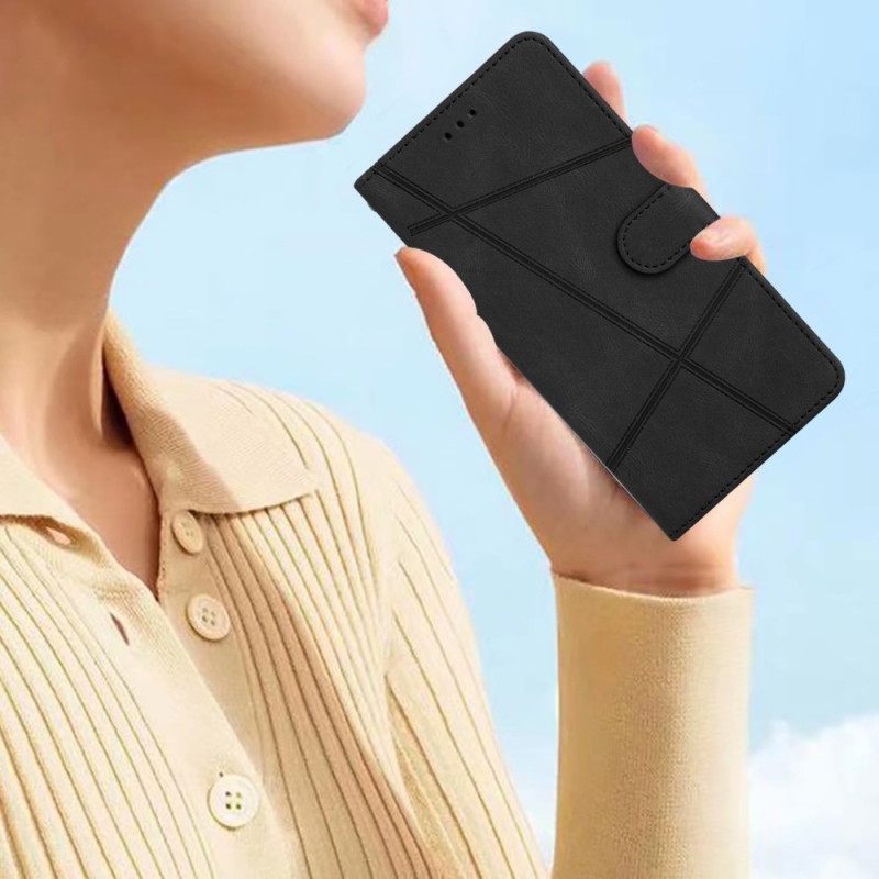 Κάλυμμα Xiaomi Redmi Note 12 4G με κορδονι Strappy Geometric