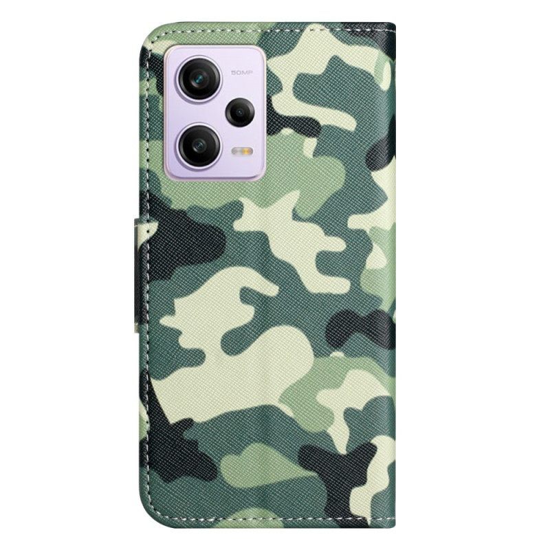 Κάλυμμα Xiaomi Redmi Note 12 5G με κορδονι Strappy Camouflage