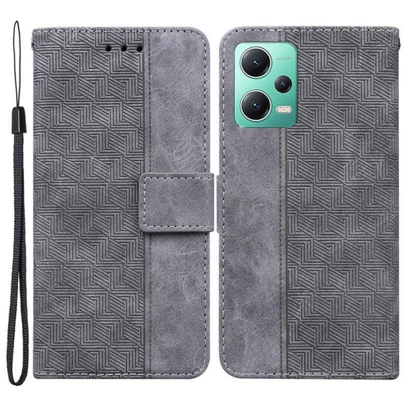 Κάλυμμα Xiaomi Redmi Note 12 5G με κορδονι Strappy Pattern