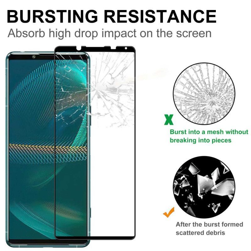 Προστατευτικό Οθόνης Sony Xperia 5 Iv Black Edge Tempered Glass