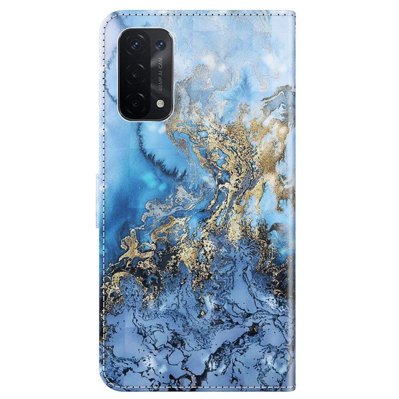 Θήκη Flip Oppo A54 5G / A74 5G με κορδονι Strap Art