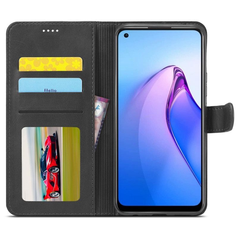 Θήκη Flip Oppo Reno 8 Pro Faux Leather Lc.imeeke