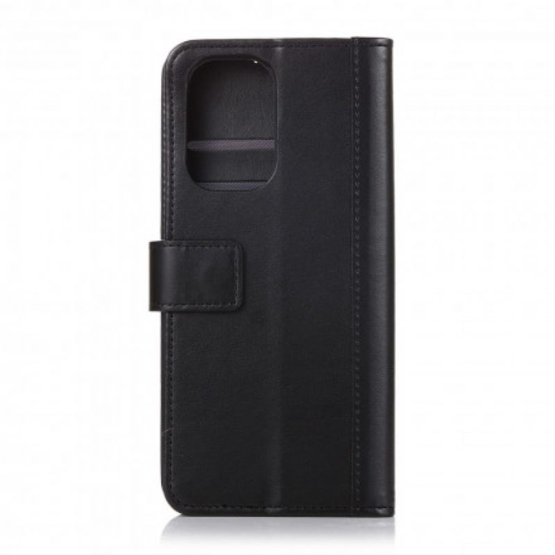 Θήκη Flip Poco M5s Split Leather Style