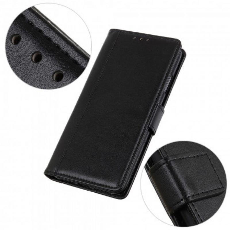 Θήκη Flip Poco M5s Split Leather Style