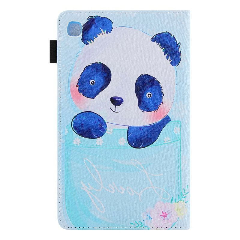 Θήκη Flip Samsung Galaxy Tab A7 Lite Χαριτωμένο Panda