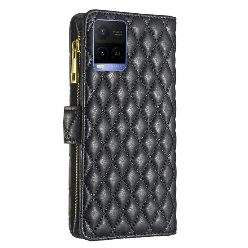 Θήκη Flip Vivo Y33s Binfen Color Style Quilted