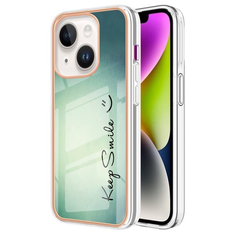 Θήκη iPhone 15 Plus Συνέχισε Να Χαμογελάς