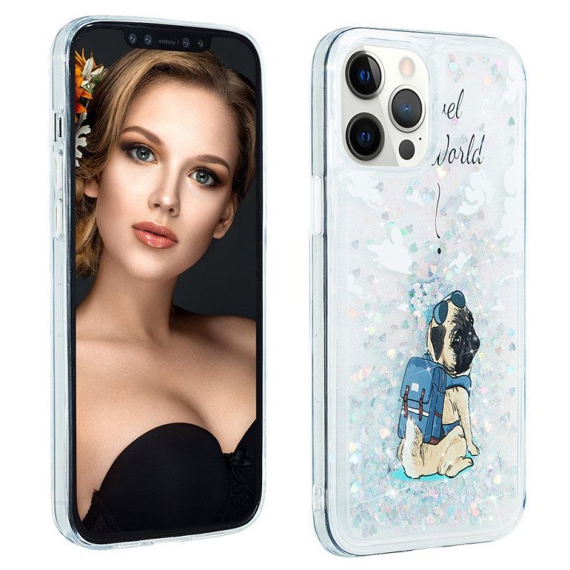 Θήκη iPhone 15 Pro Glitter Dog