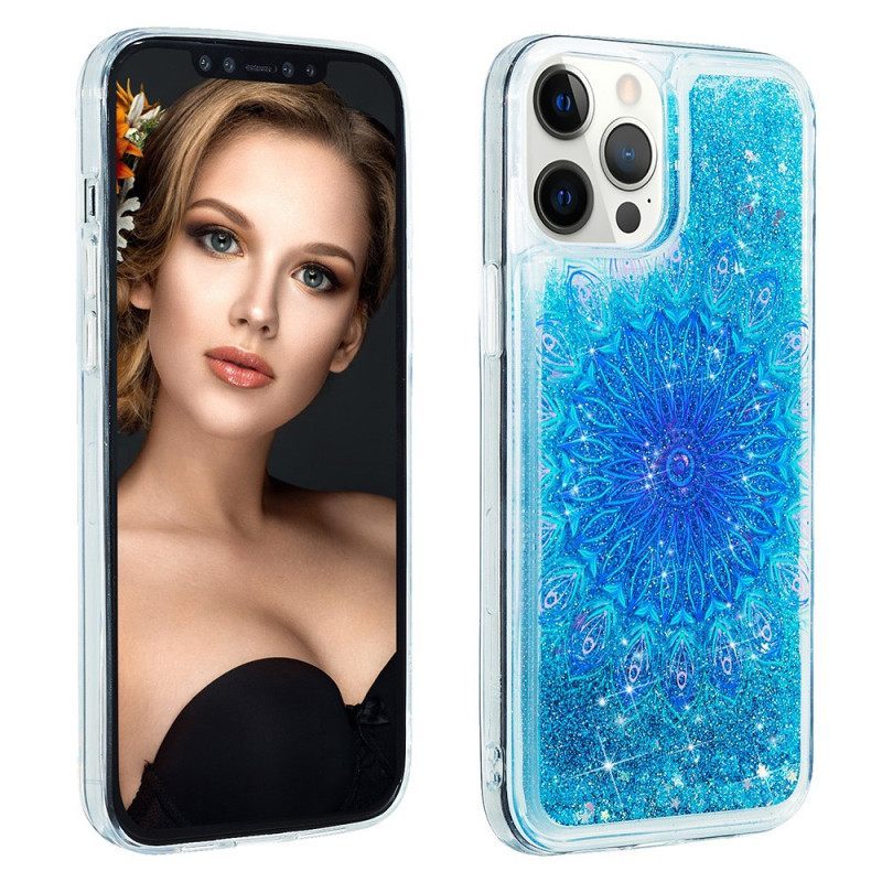 Θήκη iPhone 15 Pro Mandala Glitter