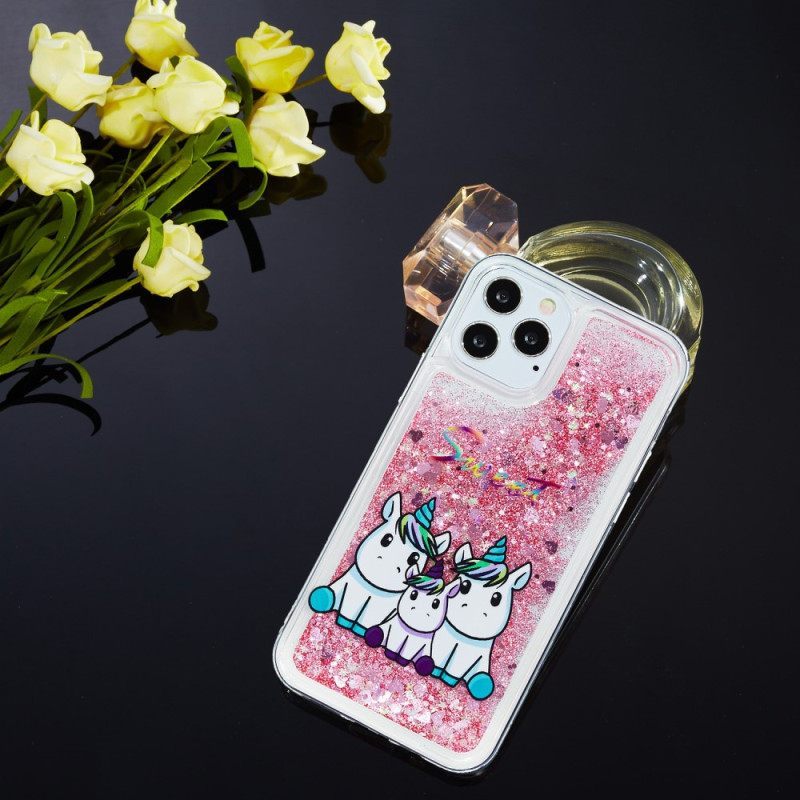 Θήκη iPhone 15 Pro Unicorn Glitter