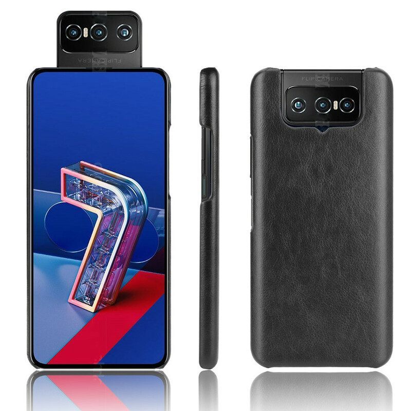 θηκη κινητου Asus Zenfone 7 / 7 Pro Εφέ Δέρματος Litchi