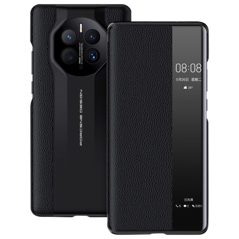 θηκη κινητου Huawei Mate 50 Pro Συνθετικό Δέρμα Lychee