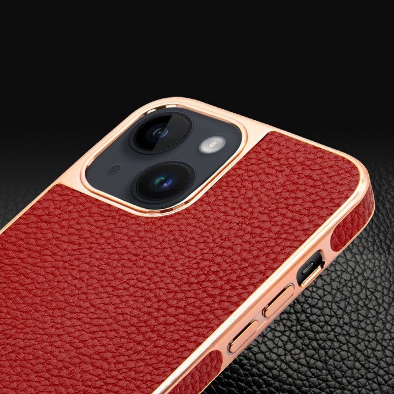 θηκη κινητου iPhone 14 Plus Vietao Lychee Leather Effect