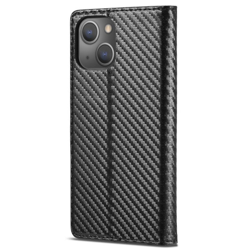 θηκη κινητου iPhone 15 Θήκη Flip Carbon Fiber Lc.imeeke