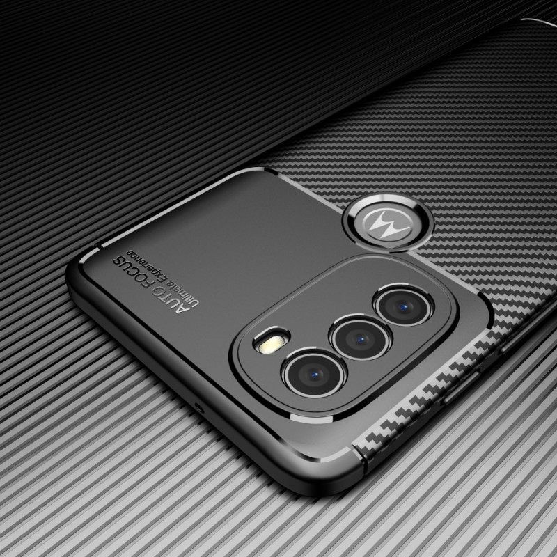 θηκη κινητου Moto G71 5G Εύκαμπτος Σωλήνας Από Ανθρακονήματα