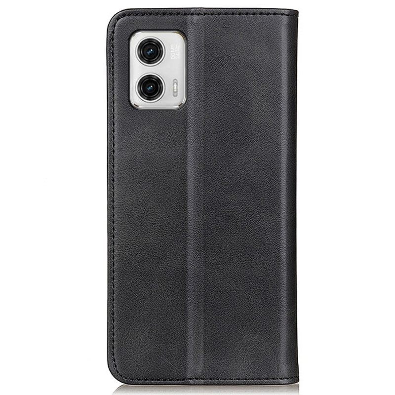 θηκη κινητου Moto G73 5G Θήκη Flip Elegance Split Leather