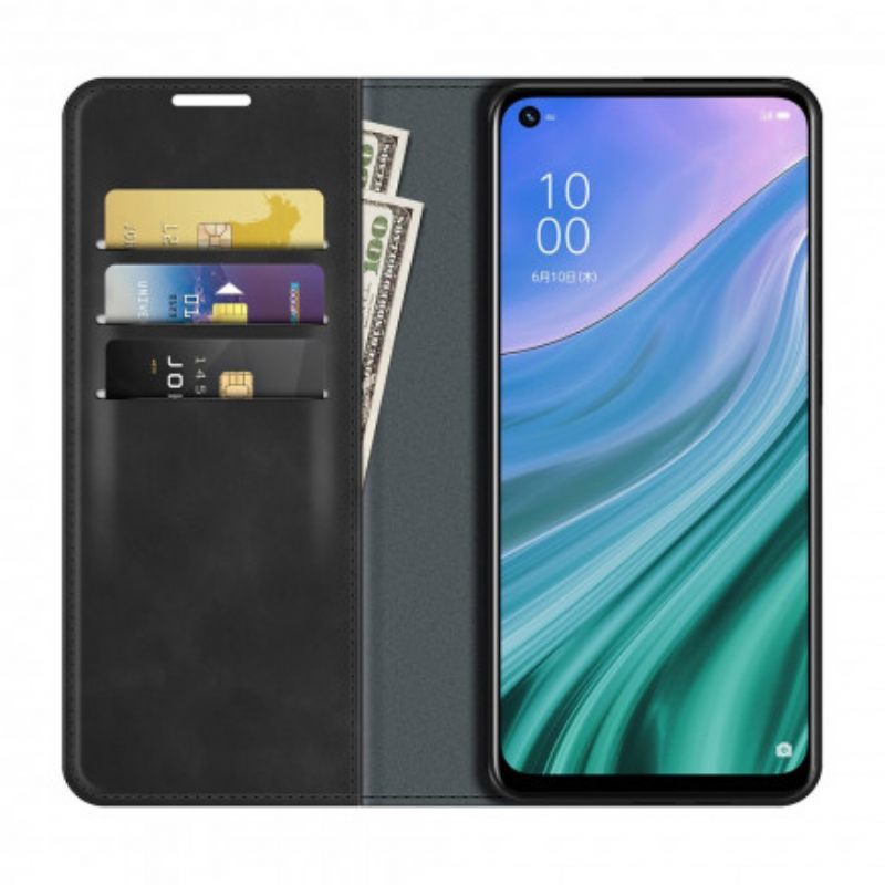 θηκη κινητου Oppo A54 5G / A74 5G Θήκη Flip Skin Touch