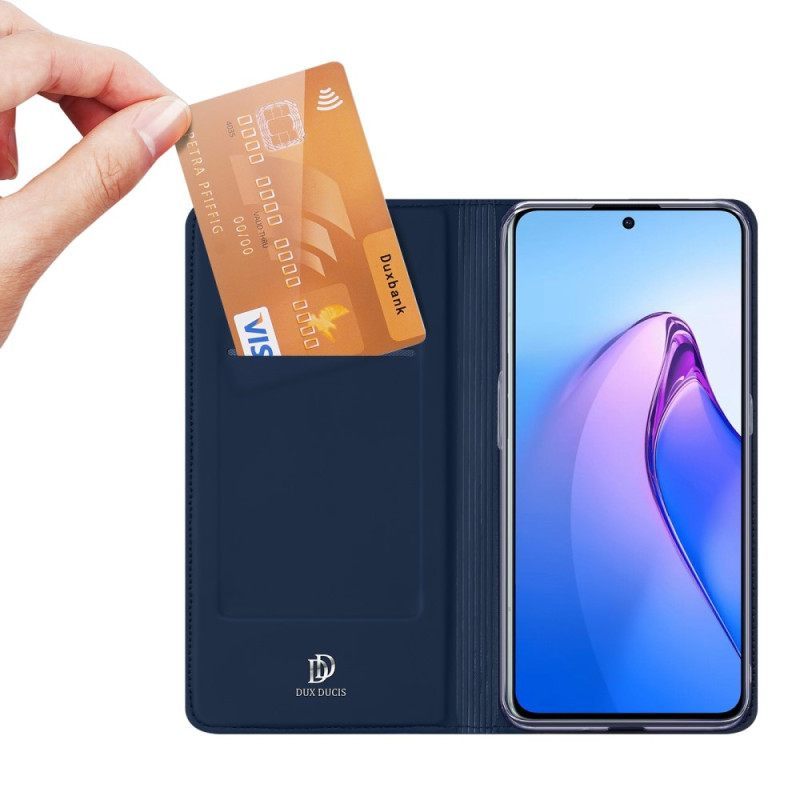 θηκη κινητου Oppo Reno 8 Pro Θήκη Flip Skin Pro Dux Ducis