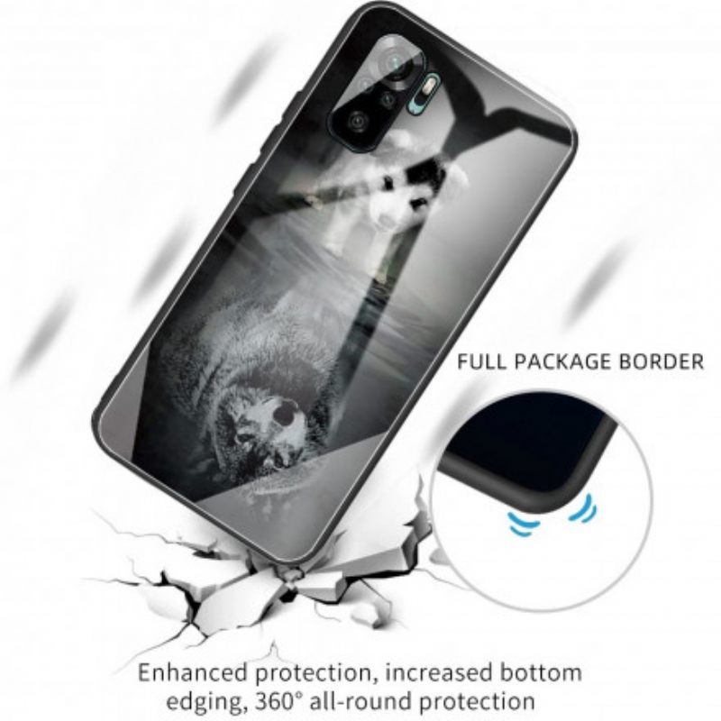 θηκη κινητου Poco M5s Puppy Dream Tempered Glass