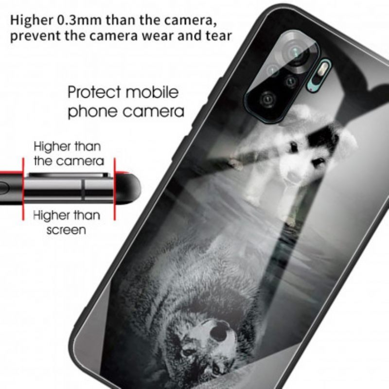 θηκη κινητου Poco M5s Puppy Dream Tempered Glass