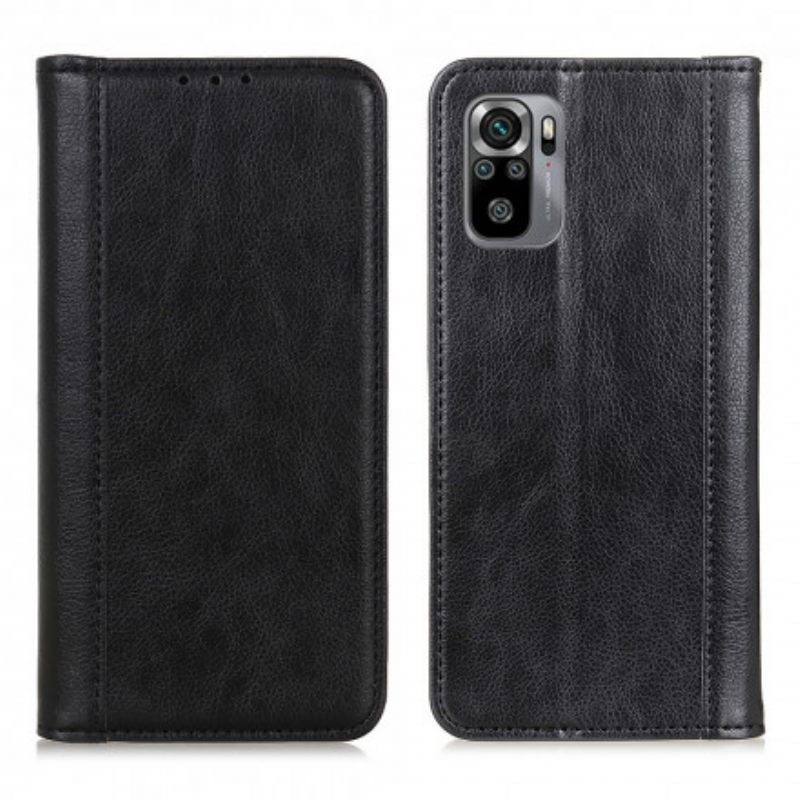 θηκη κινητου Poco M5s Θήκη Flip Έκδοση Litchi Split Leather