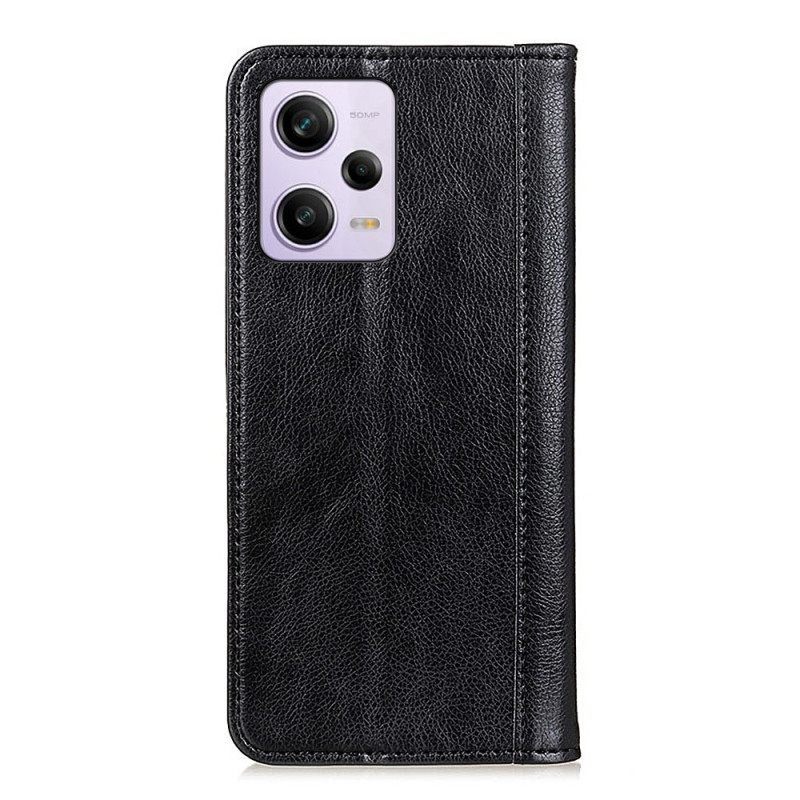 θηκη κινητου Poco X5 Pro 5G Θήκη Flip Lychee Split Leather