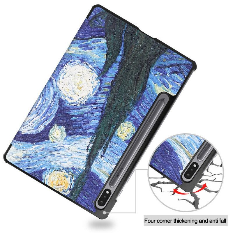 θηκη κινητου Samsung Galaxy Tab S8 / Tab S7 Starry Night Stroll Holder