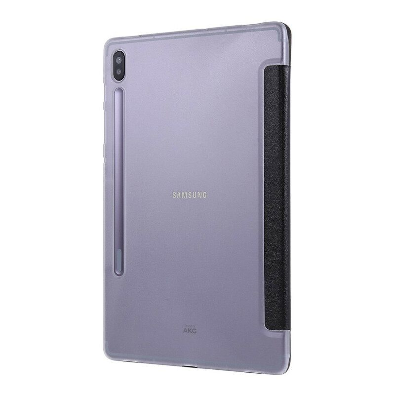 θηκη κινητου Samsung Galaxy Tab S8 / Tab S7 Υφή Από Συνθετικό Δέρμα Μετάξι