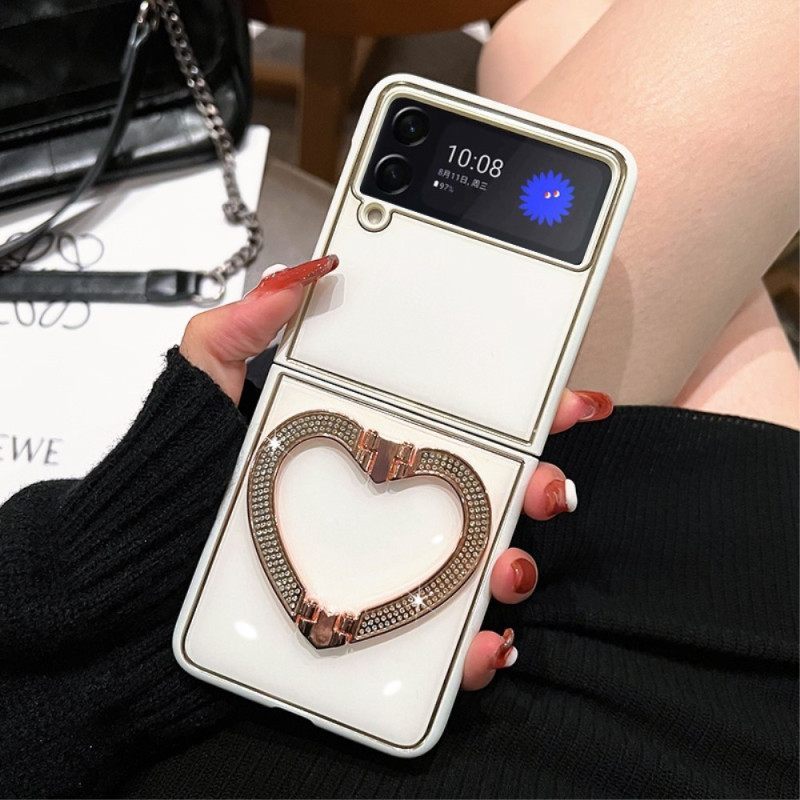 θηκη κινητου Samsung Galaxy Z Flip 4 Θήκη Flip Heart Stand