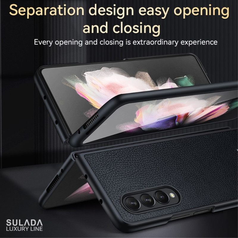 θηκη κινητου Samsung Galaxy Z Fold 4 Sulada Litchi Faux Leather