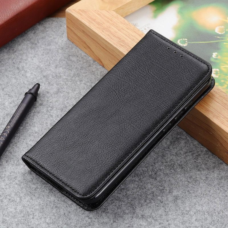 θηκη κινητου Xiaomi 12 / 12X Θήκη Flip Lychee Split Leather Texture