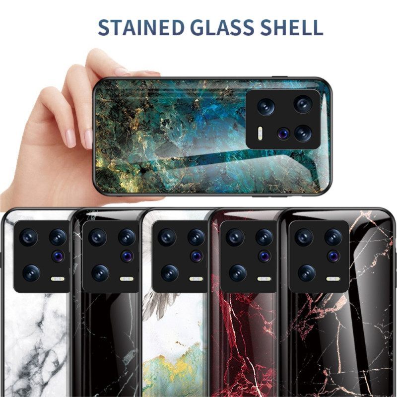 θηκη κινητου Xiaomi 13 Μάρμαρο Tempered Glass