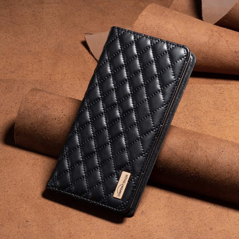 θηκη κινητου Xiaomi 13 Θήκη Flip Binfen Color Style Quilted