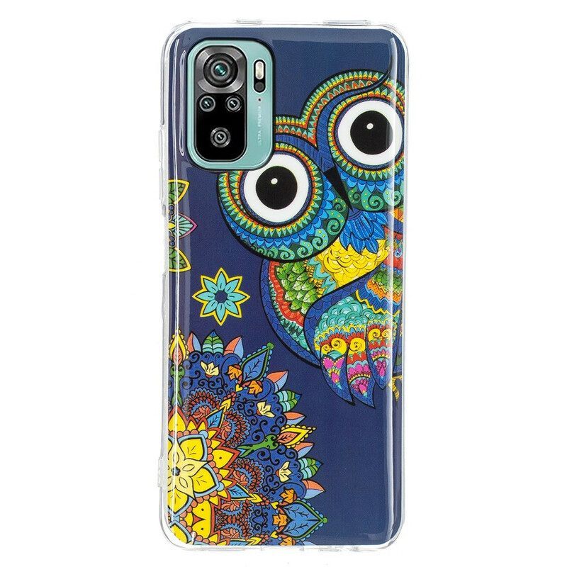 θηκη κινητου Xiaomi Redmi Note 10 / 10S Fluorescent Owl Mandala