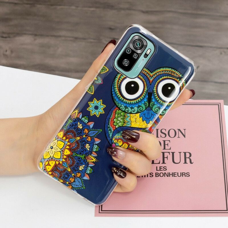 θηκη κινητου Xiaomi Redmi Note 10 / 10S Fluorescent Owl Mandala