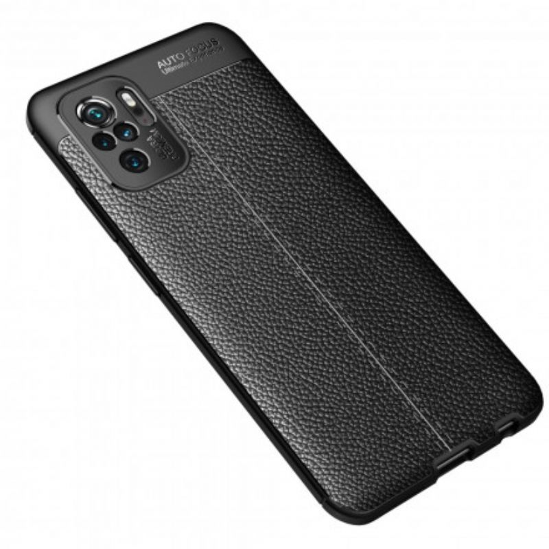 θηκη κινητου Xiaomi Redmi Note 10 / 10S Leather Effect Litchi Διπλή Σειρά