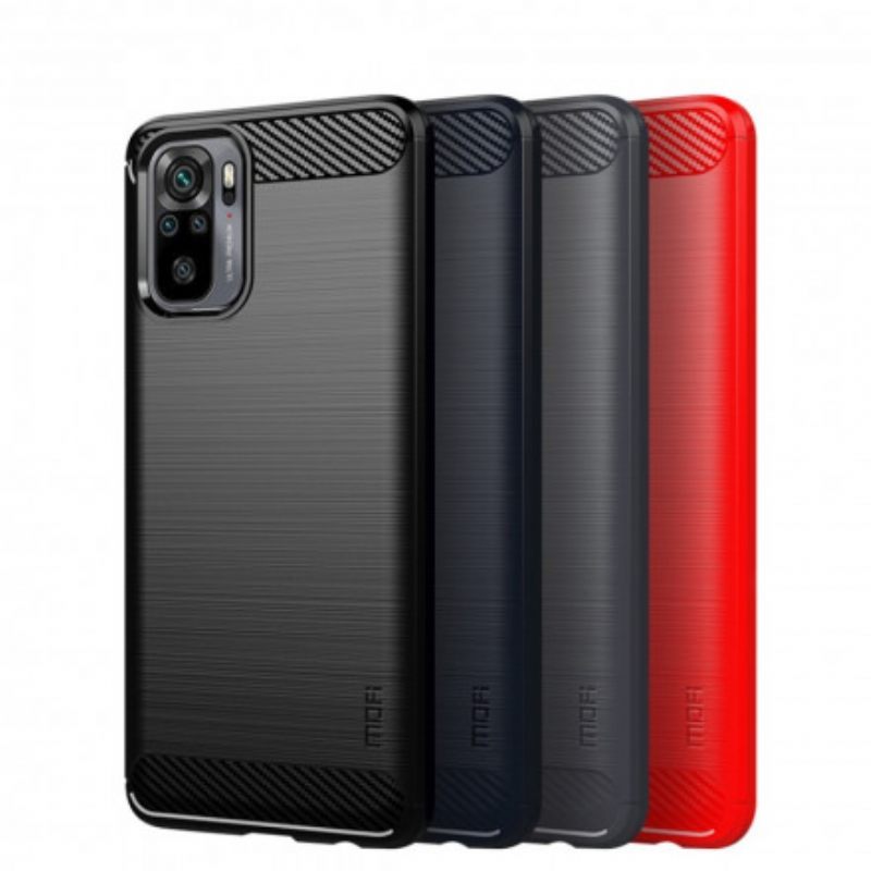 θηκη κινητου Xiaomi Redmi Note 10 / 10S Mofi Brushed Carbon Fiber