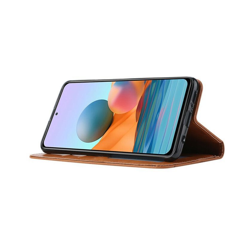 θηκη κινητου Xiaomi Redmi Note 10 / 10S Θήκη Flip Θήκη Κάρτας Από Συνθετικό Δέρμα