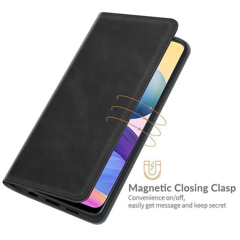 θηκη κινητου Xiaomi Redmi Note 10 5G Θήκη Flip Silky Touch