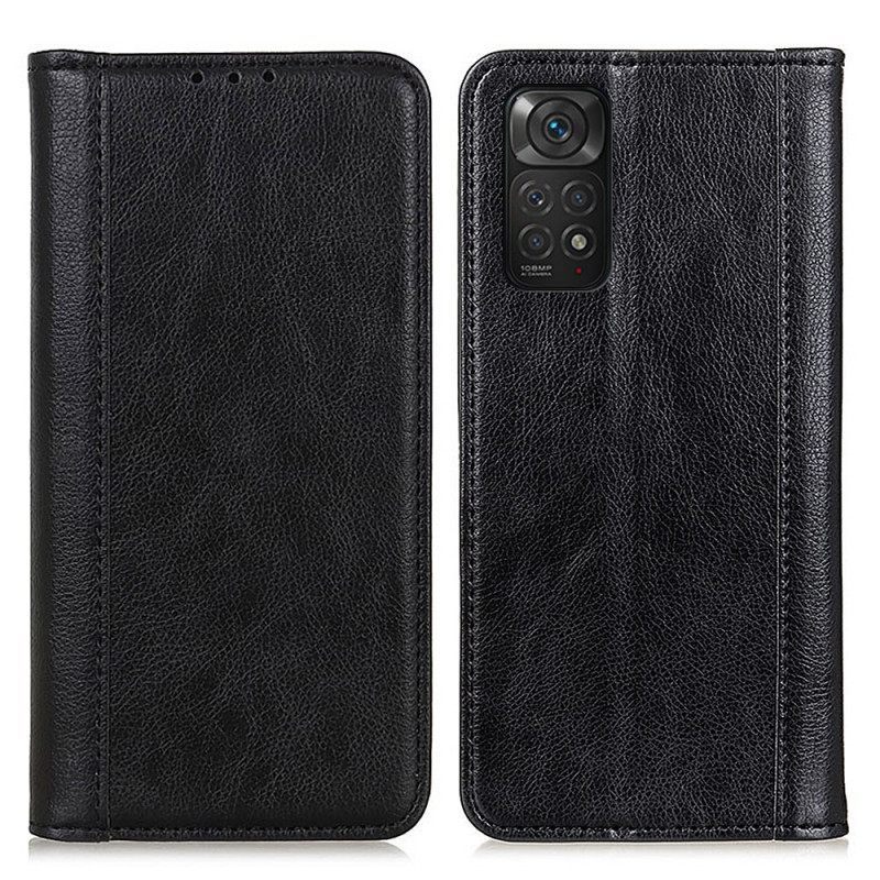 θηκη κινητου Xiaomi Redmi Note 11 / 11S Θήκη Flip Elegance Split Leather Litchi