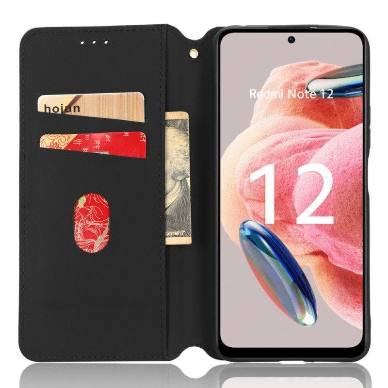 θηκη κινητου Xiaomi Redmi Note 12 4G Θήκη Flip Τρισδιάστατο Μοτίβο