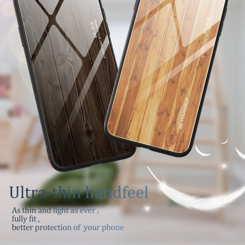 θηκη κινητου Xiaomi Redmi Note 12 Pro Plus Σχεδιασμός Ξύλου Tempered Glass