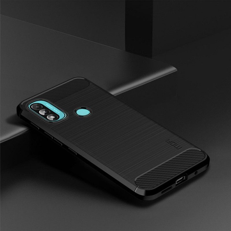 Θήκη Moto E40 / E30 / E20 Mofi Brushed Carbon Fiber